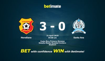 Dự đoán Herediano vs Santa Ana, Tỷ lệ cược & Mẹo cá cược 20/04/2025