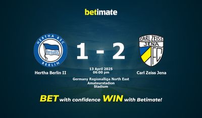 Dự đoán Hertha Berlin II vs Carl Zeiss Jena, Tỷ lệ cược & Mẹo cá cược 04/13/2025
