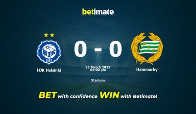 Dự đoán HJK Helsinki vs Hammarby, tỷ lệ và tip cá cược 22/03/2025