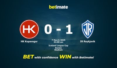 Dự đoán HK Kopavogur vs IR Reykjavik, Tỷ lệ cược & Mẹo cá cược 03/06/2025