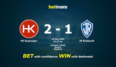 Dự đoán HK Kopavogur vs IR Reykjavik, Tỷ lệ cược & Mẹo cá cược 05/09/2025