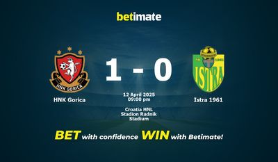 Soi kèo HNK Gorica vs Istra 1961, Tỷ lệ & Mẹo cá cược 12/04/2025