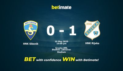 Soi kèo HNK Sibenik vs HNK Rijeka, Tỷ lệ & Mẹo cá cược 10/05/2025