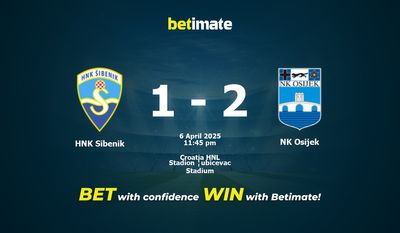 Dự đoán HNK Sibenik vs NK Osijek, Tỷ lệ cược & Mẹo cá cược 04/06/2025