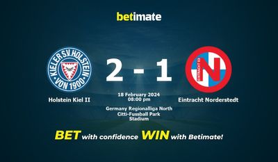 Dự đoán Holstein Kiel II vs Eintracht Norderstedt, Tỷ lệ & Mẹo cá cược 18/02/2024