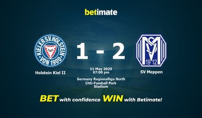Dự đoán, Tỷ lệ cược & Mẹo cá cược Holstein Kiel II vs SV Meppen 05/11/2025
