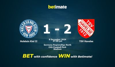Dự đoán, Tỷ lệ cược & Mẹo cá cược Holstein Kiel II vs TSV Havelse 12/08/2024
