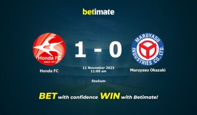 Dự đoán Honda FC vs Maruyasu Okazaki, tỷ lệ cá cược 11/11/2023