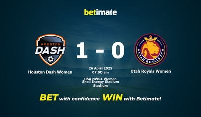 Dự đoán, tỷ lệ cược và mẹo cá cược Houston Dash Women vs Utah Royals Women 26/04/2025