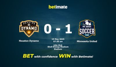 Dự đoán Houston Dynamo vs Minnesota United, Tỷ lệ cược & Mẹo cá cược 05/15/2025