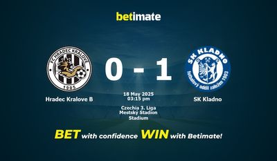 Soi kèo Hradec Kralove B vs SK Kladno, Tỷ lệ & Mẹo cá cược 18/05/2025