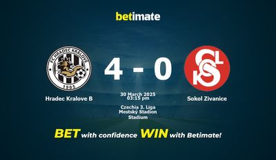 Dự đoán Hradec Kralove B vs Sokol Zivanice, tỷ lệ và tip cá cược 30/03/2025