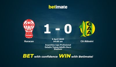 Dự đoán Huracan vs CA Aldosivi, Tỷ lệ cược & Mẹo cá cược 04/05/2025
