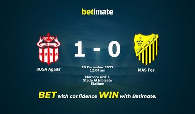 Dự đoán HUSA Agadir vs MAS Fes, Tỷ lệ & Mẹo cá cược 29/12/2023