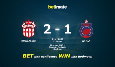 Dự đoán HUSA Agadir vs OC Safi, Tỷ lệ cược & Mẹo cá cược 05/04/2025