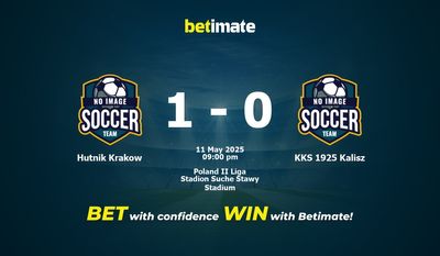 Dự đoán Hutnik Krakow vs KKS 1925 Kalisz, tỷ lệ cá cược 11/05/2025