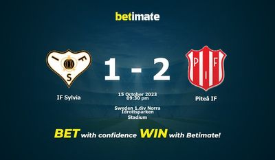 Dự đoán IF Sylvia vs Piteå IF, tỷ lệ và tip cá cược 15/10/2023