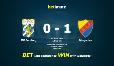 Nhận định, soi kèo IFK Goteborg vs Djurgarden 12/05/2025