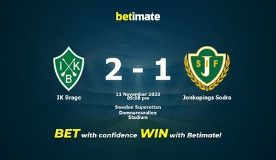 Dự đoán IK Brage vs Jonkopings Sodra, tỷ lệ cá cược 11/11/2023