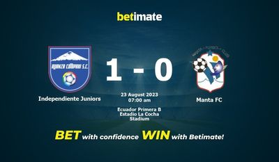Soi kèo Independiente Juniors vs Manta FC, tỷ lệ và tip cá cược 23/08/2023
