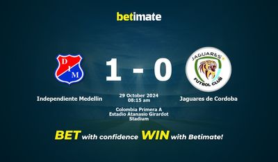 Dự đoán Independiente Medellin vs Jaguares de Cordoba, Tỷ lệ & Mẹo cá cược 29/10/2024