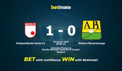 Soi kèo Independiente Santa Fe vs Atletico Bucaramanga, tỷ lệ và tip cá cược 19/03/2025