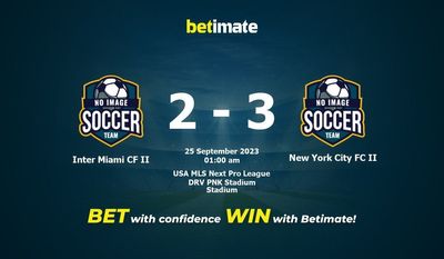 Dự đoán Inter Miami CF II vs New York City FC II, tỷ lệ và tip cá cược 24/09/2023
