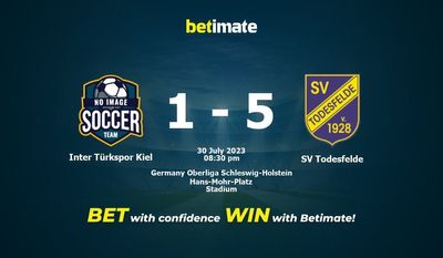 Soi kèo dự đoán Inter Türkspor Kiel vs SV Todesfelde ngày 30/07/2023