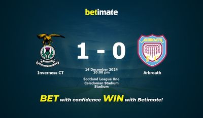 Dự đoán, Tỷ lệ cược và Mẹo cá cược Inverness CT vs Arbroath 14/12/2024