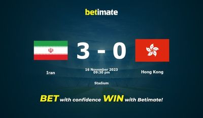 Soi kèo Iran vs Hồng Kông, tỷ lệ & tip cá cược 16/11/2023
