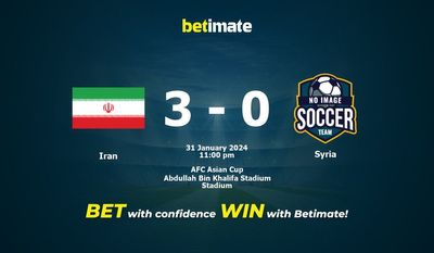Dự đoán Iran vs Syria, tỷ lệ và mẹo cá cược 31/01/2024