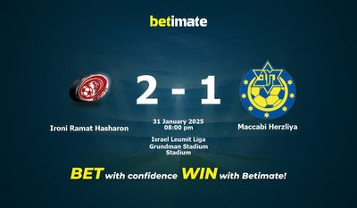 Dự đoán Ironi Ramat Hasharon vs Maccabi Herzliya, tỷ lệ và mẹo cá cược 31/01/2025