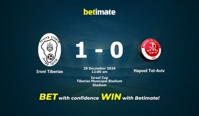 Dự đoán Ironi Tiberias vs Hapoel Tel-Aviv, Tỷ lệ cược & Mẹo cá cược 28/12/2024