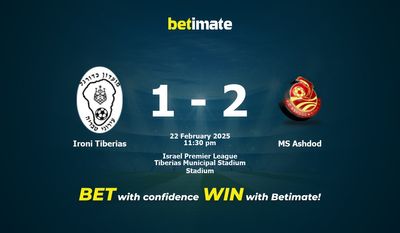 Dự đoán Ironi Tiberias vs MS Ashdod, Tỷ lệ cược & Mẹo cá cược 22/02/2025