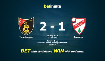 Dự đoán Istanbulspor vs Boluspor, Tỷ lệ cược & Mẹo cá cược 05/15/2025