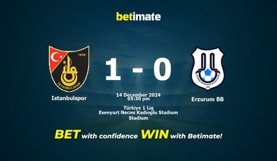 Soi kèo Istanbulspor vs Erzurum BB Dự đoán, tỷ lệ và tip cá cược 14/12/2024