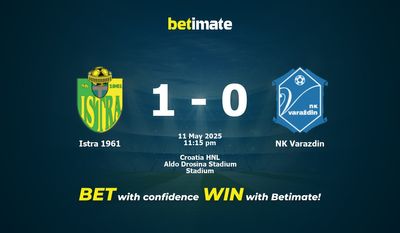 Dự đoán, Tỷ lệ cược & Mẹo cá cược Istra 1961 vs NK Varazdin 05/11/2025