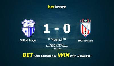 Dự đoán Ittihad Tanger vs MAT Tetouan, Tỷ lệ & Mẹo cá cược 26/11/2023