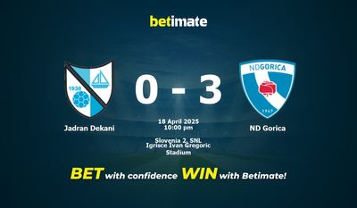 Soi kèo Jadran Dekani vs ND Gorica, Tỷ lệ & Mẹo cá cược 18/04/2025