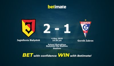 Soi kèo Jagiellonia Bialystok vs Gornik Zabrze, tỷ lệ và tip cá cược 04/05/2025