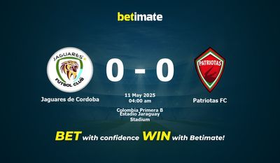 Dự đoán Jaguares de Cordoba vs Patriotas FC, tỷ lệ cá cược 10/05/2025