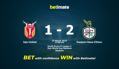 Dự đoán Jeju United vs Daejeon Hana Citizen, Tỷ lệ cược & Mẹo cá cược 03/15/2025