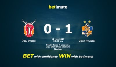Dự đoán Jeju United vs Ulsan Hyundai, Tỷ lệ cược & Mẹo cá cược 05/11/2025