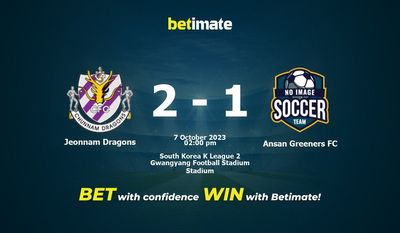 Soi kèo Jeonnam Dragons vs Ansan Greeners FC, tỷ lệ và tip cá cược 07/10/2023