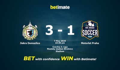 Soi kèo Jiskra Domazlice vs Motorlet Praha, tỷ lệ cá cược 07/05/2025