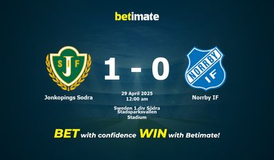 Dự đoán Jonkopings Sodra vs Norrby IF, tỷ lệ và mẹo cá cược 28/04/2025