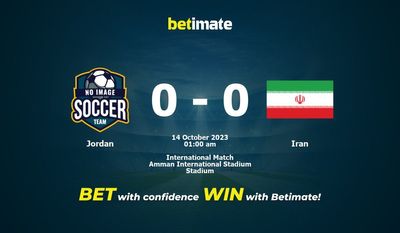 Dự đoán Jordan vs Iran, tỷ lệ và tip cá cược 13/10/2023