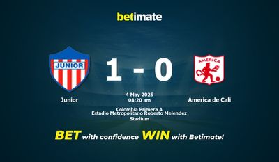 Dự đoán, Tỷ lệ cược & Mẹo cá cược Junior vs America de Cali 05/04/2025