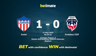 Dự đoán, tỷ lệ cược và mẹo cá cược Junior vs Fortaleza CEIF 16/05/2025
