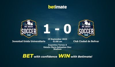 Dự đoán Juventud Unida Universitario vs Club Ciudad de Bolivar, tỷ lệ và tip cá cược 24/09/2023